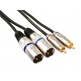 CABLE, 2 x RCA MALE VERS 2...