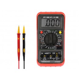 Multimètre numérique courant CA/CC, tension CA/CC, résistance, tension de pile, température